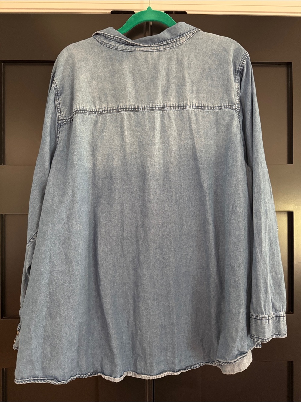 torrid Button Down Denim Shirt - Picture 4 of 8